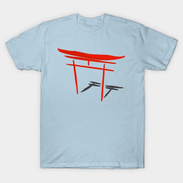 Torii Gate T-Shirt by Like Water